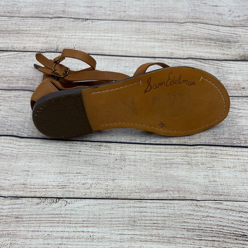 Sam Edelman Brown Strappy Sandals - Picture 5 of 8
